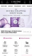 How lancome-usa.com looks like on a mobile device such as an iPhone.