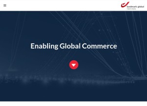 How landmarkglobal.com looks like on a tablet such as an iPad.