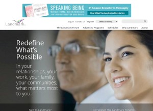 How landmarkworldwide.com looks like on a tablet such as an iPad.