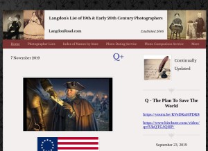How langdonroad.com looks like on a tablet such as an iPad.