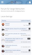 How langes-forum.de looks like on a mobile device such as an iPhone.