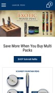 How lanierpens.com looks like on a mobile device such as an iPhone.