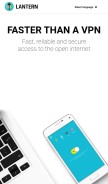 How lantern.io looks like on a mobile device such as an iPhone.