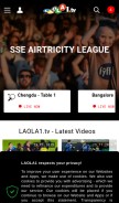 How laola1.tv looks like on a mobile device such as an iPhone.