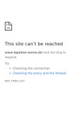 How lapalma-sonne.de looks like on a mobile device such as an iPhone.
