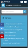How lapdonline.org looks like on a mobile device such as an iPhone.