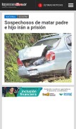 How laprensalibre.cr looks like on a mobile device such as an iPhone.