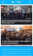 How larepubliquedespyrenees.fr looks like on a mobile device such as an iPhone.