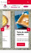 How laroussecocina.mx looks like on a mobile device such as an iPhone.