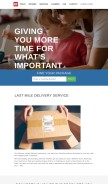 How lasership.com looks like on a mobile device such as an iPhone.