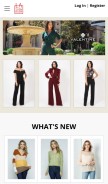How lashowroom.com looks like on a mobile device such as an iPhone.