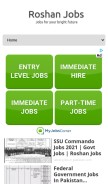 How latest-jobs-in-pakistan.com looks like on a mobile device such as an iPhone.