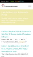 How latestvisitors.atoz.pw looks like on a mobile device such as an iPhone.