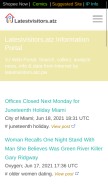 How latestvisitors.atz.pw looks like on a mobile device such as an iPhone.