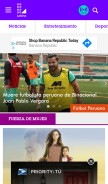 How latina.pe looks like on a mobile device such as an iPhone.