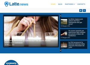 How latte.news looks like on a tablet such as an iPad.