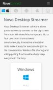 How launchnovo.com looks like on a mobile device such as an iPhone.