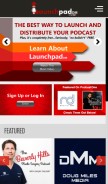 How launchpaddm.com looks like on a mobile device such as an iPhone.