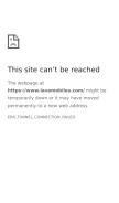 How lavamobiles.com looks like on a mobile device such as an iPhone.