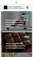 How lavidalucida.com looks like on a mobile device such as an iPhone.