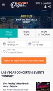 How lavishvegas.com looks like on a mobile device such as an iPhone.