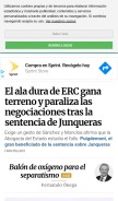 How lavozdegalicia.es looks like on a mobile device such as an iPhone.