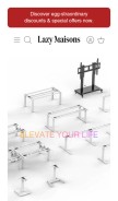 How lazymaisons.com.au looks like on a mobile device such as an iPhone.