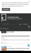 How lbbonline.com looks like on a mobile device such as an iPhone.