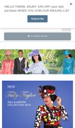 How lbjfashions.com looks like on a mobile device such as an iPhone.