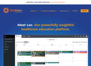 How lcmsplus.com looks like on a tablet such as an iPad.