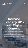 How lcp360.com looks like on a mobile device such as an iPhone.