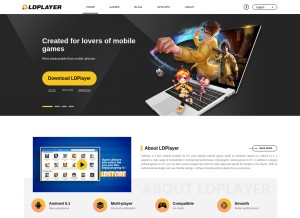 How ldmnq.com looks like on a tablet such as an iPad.