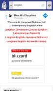 How ldoceonline.com looks like on a mobile device such as an iPhone.