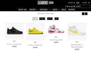How ldrs1354.com looks like on a tablet such as an iPad.