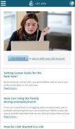 How ldsjobs.org looks like on a mobile device such as an iPhone.