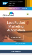How leadformix.com looks like on a mobile device such as an iPhone.