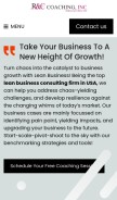 How leanbusinessstability.com looks like on a mobile device such as an iPhone.