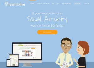 How learntolive.com looks like on a tablet such as an iPad.