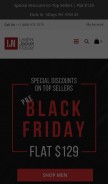 How leatherjacketmaster.com looks like on a mobile device such as an iPhone.