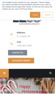 How leco.com looks like on a mobile device such as an iPhone.