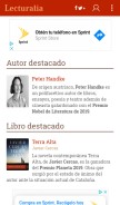 How lecturalia.com looks like on a mobile device such as an iPhone.