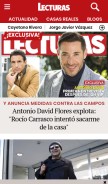 How lecturas.com looks like on a mobile device such as an iPhone.
