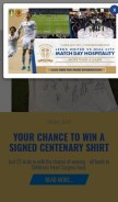How leedsunited.com looks like on a mobile device such as an iPhone.
