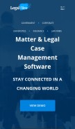 How legalfiles.com looks like on a mobile device such as an iPhone.