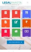 How legalraasta.com looks like on a mobile device such as an iPhone.