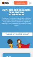 How legendsoflearning.com looks like on a mobile device such as an iPhone.