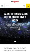 How legrand.us looks like on a mobile device such as an iPhone.