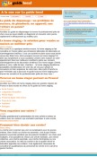 How leguidelocal.fr looks like on a mobile device such as an iPhone.