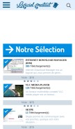 How lelogicielgratuit.com looks like on a mobile device such as an iPhone.