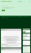 How leobalidriver.com looks like on a mobile device such as an iPhone.